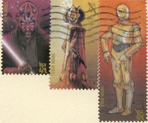 U.S. Star Wars Stamps