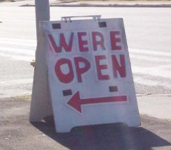 Were open