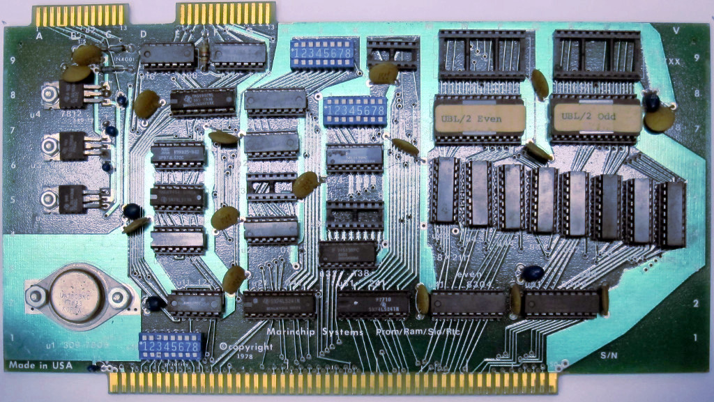 M9900 PROM/RAM/SIO/RTC Board