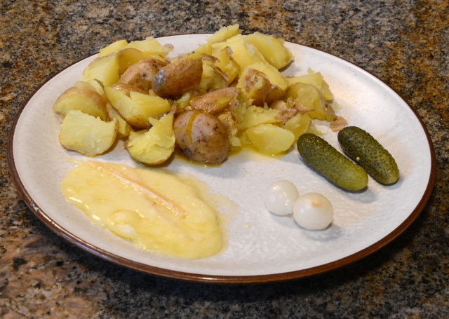 Steak with roquefort sauce