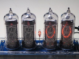 Nixie clock: alarm minute