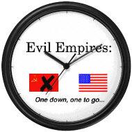 Evil Empires Wall Clock