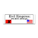 Evil Empires Bumper Sticker