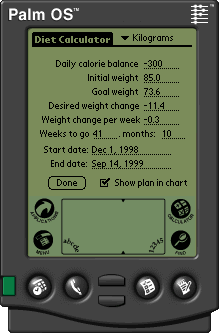 Diet calculator