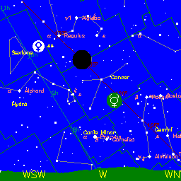 Sky above Esfahan at mid-totality, courtesy of Your Sky