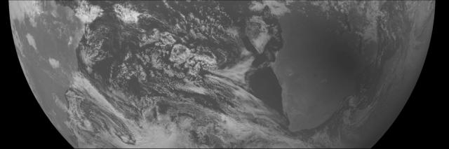 The Moon's shadow over Africa from EUMETSAT Meteosat-6