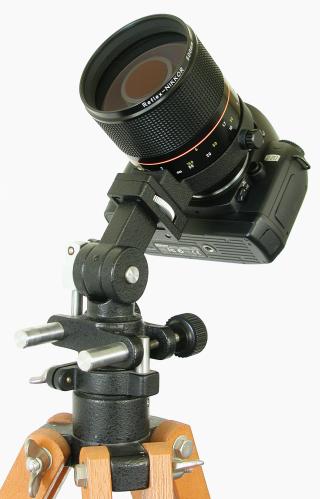Nikon D70 camera with 500mm Reflex-Nikkor mirror lens