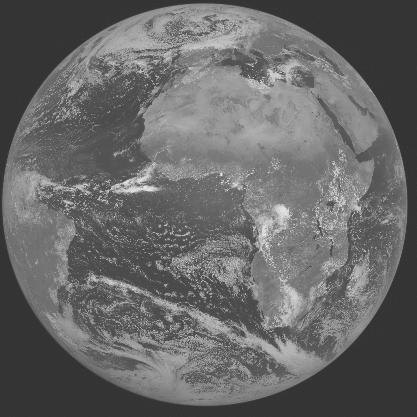Meteosat-7 imagery for 2005-04-07 12:00 UTC Copyright  2005 EUMETSAT