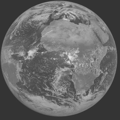 Meteosat-7 imagery for 2005-04-12 12:00 UTC Copyright  2005 EUMETSAT