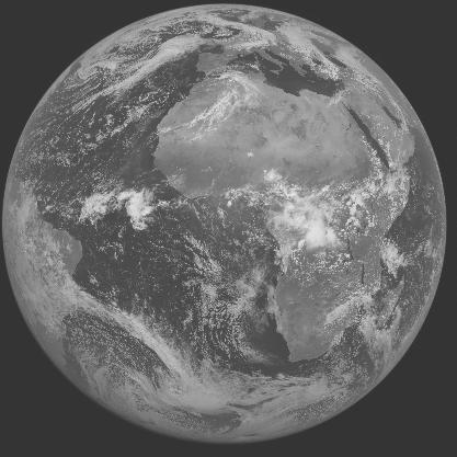 Meteosat-7 imagery for 2005-04-27 12:00 UTC Copyright  2005 EUMETSAT