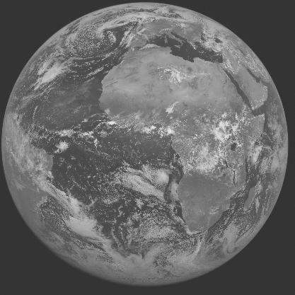 Meteosat-7 imagery for 2005-05-01 12:00 UTC Copyright  2005 EUMETSAT