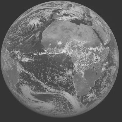 Meteosat-7 imagery for 2005-05-05 12:00 UTC Copyright  2005 EUMETSAT