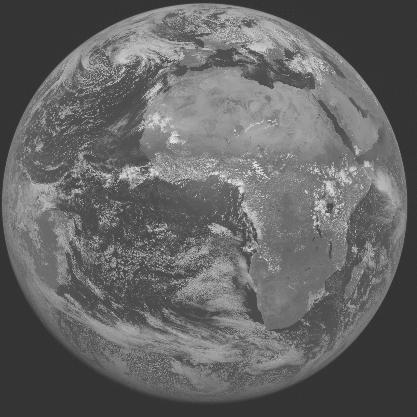 Meteosat-7 imagery for 2005-05-08 12:00 UTC Copyright  2005 EUMETSAT