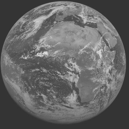 Meteosat-7 imagery for 2005-05-25 12:00 UTC Copyright  2005 EUMETSAT