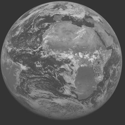 Meteosat-7 imagery for 2005-06-06 12:00 UTC Copyright  2005 EUMETSAT