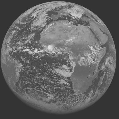 Meteosat-7 imagery for 2005-06-08 12:00 UTC Copyright  2005 EUMETSAT