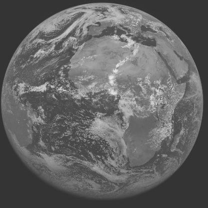 Meteosat-7 imagery for 2005-06-17 12:00 UTC Copyright  2005 EUMETSAT