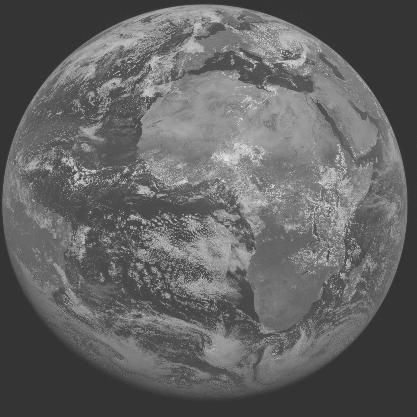Meteosat-7 imagery for 2005-06-19 12:00 UTC Copyright  2005 EUMETSAT