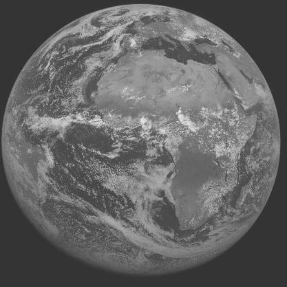Meteosat-7 imagery for 2005-06-23 12:00 UTC Copyright  2005 EUMETSAT