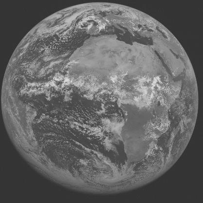 Meteosat-7 imagery for 2005-06-28 12:00 UTC Copyright  2005 EUMETSAT
