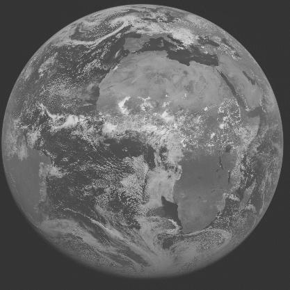 Meteosat-7 imagery for 2005-07-02 12:00 UTC Copyright  2005 EUMETSAT