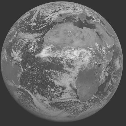 Meteosat-7 imagery for 2005-07-26 12:00 UTC Copyright  2005 EUMETSAT