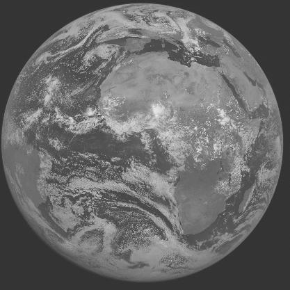 Meteosat-7 imagery for 2005-08-06 12:00 UTC Copyright  2005 EUMETSAT