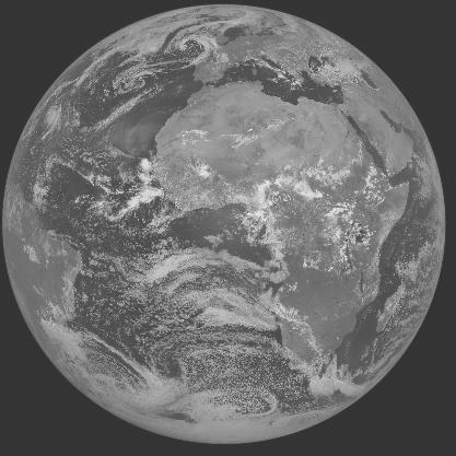 Meteosat-7 imagery for 2005-09-04 12:00 UTC Copyright  2005 EUMETSAT