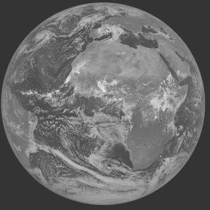 Meteosat-7 imagery for 2005-09-08 12:00 UTC Copyright  2005 EUMETSAT