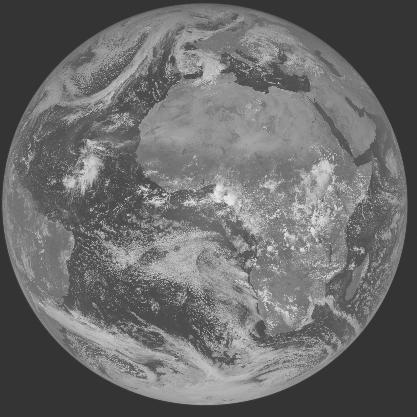Meteosat-7 imagery for 2005-10-14 12:00 UTC Copyright  2005 EUMETSAT