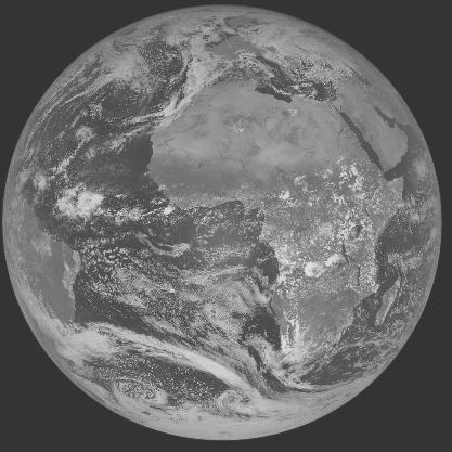 Meteosat-7 imagery for 2005-10-17 12:00 UTC Copyright  2005 EUMETSAT