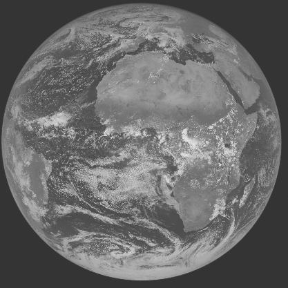 Meteosat-7 imagery for 2005-10-21 12:00 UTC Copyright  2005 EUMETSAT