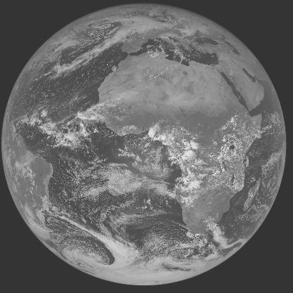 Meteosat-7 imagery for 2005-10-24 12:00 UTC Copyright  2005 EUMETSAT