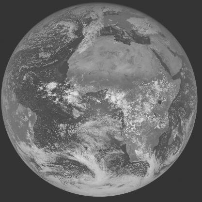 Meteosat-7 imagery for 2005-10-28 12:00 UTC Copyright  2005 EUMETSAT