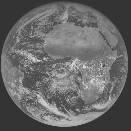 Meteosat-7 imagery for 2005-11-09 12:00 UTC Copyright  2005 EUMETSAT
