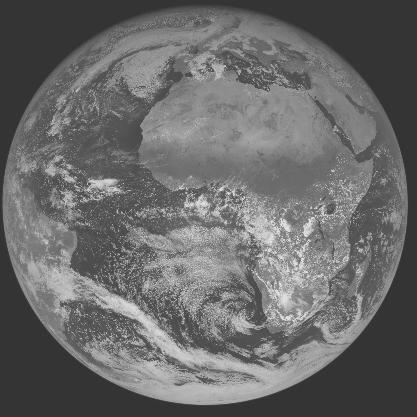 Meteosat-7 imagery for 2005-11-10 12:00 UTC Copyright  2005 EUMETSAT
