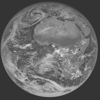 Meteosat-7 imagery for 2005-11-19 12:00 UTC Copyright  2005 EUMETSAT