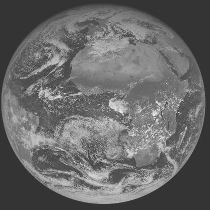 Meteosat-7 imagery for 2005-11-23 12:00 UTC Copyright  2005 EUMETSAT