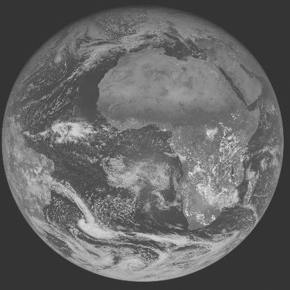 Meteosat-7 imagery for 2005-12-04 12:00 UTC Copyright  2005 EUMETSAT