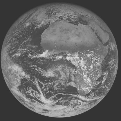Meteosat-7 imagery for 2005-12-05 12:00 UTC Copyright  2005 EUMETSAT