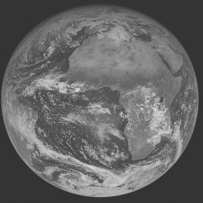 Meteosat-7 imagery for 2005-12-13 12:00 UTC Copyright  2005 EUMETSAT