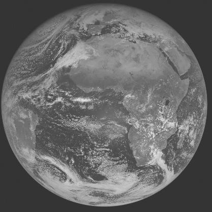 Meteosat-7 imagery for 2006-01-23 12:00 UTC Copyright  2006 EUMETSAT