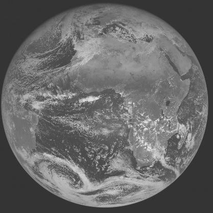 Meteosat-7 imagery for 2006-01-24 12:00 UTC Copyright  2006 EUMETSAT