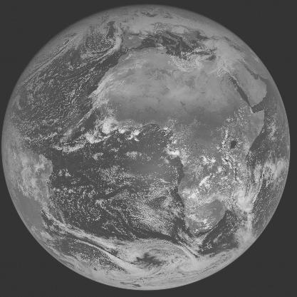Meteosat-7 imagery for 2006-02-02 12:00 UTC Copyright  2006 EUMETSAT