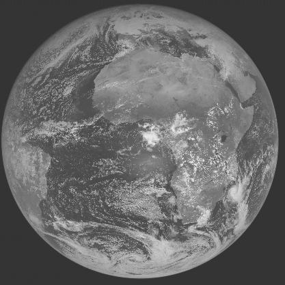 Meteosat-7 imagery for 2006-02-03 12:00 UTC Copyright  2006 EUMETSAT
