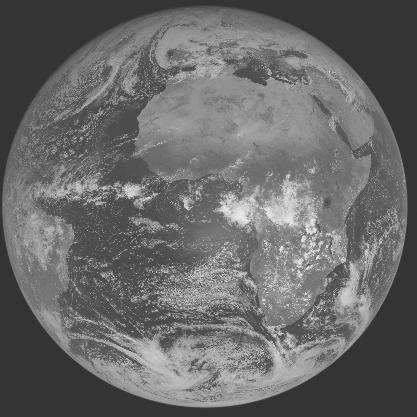 Meteosat-7 imagery for 2006-02-04 12:00 UTC Copyright  2006 EUMETSAT