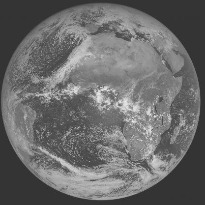Meteosat-7 imagery for 2006-02-09 12:00 UTC Copyright  2006 EUMETSAT