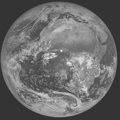Meteosat-7 imagery for 2006-02-12 12:00 UTC Copyright  2006 EUMETSAT