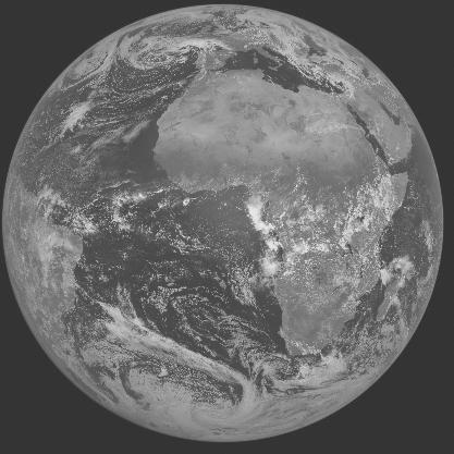 Meteosat-7 imagery for 2006-04-04 12:00 UTC Copyright  2006 EUMETSAT