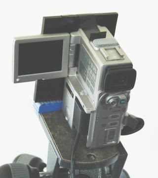 Video camera with welder's filters